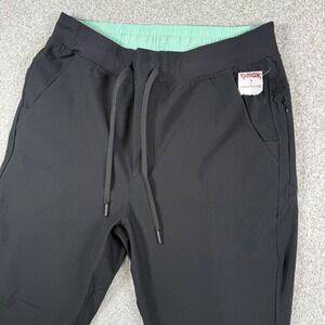 NEW Birddogs Boom Joggers Mens XL Black Athletic Tapered Gym Pants (a)